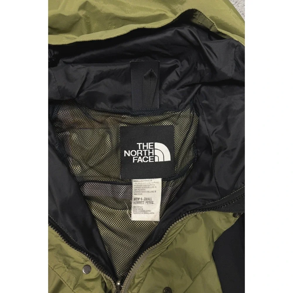 Vintage The North Face Jacket Mens S Green Mountain Light Gore Tex Hooded Zip